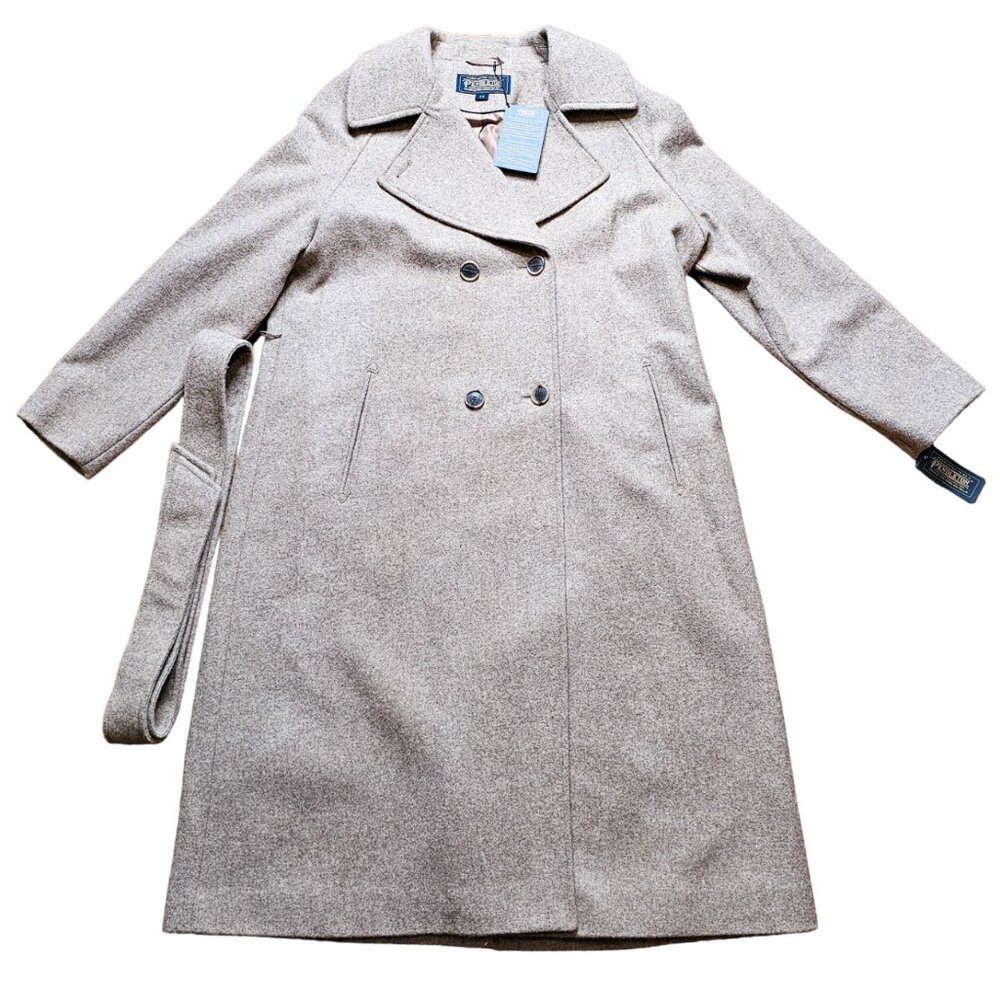 Pendleton Woolen Mills Women's Wheat Wool Full Length Coat Size 20 New with tags